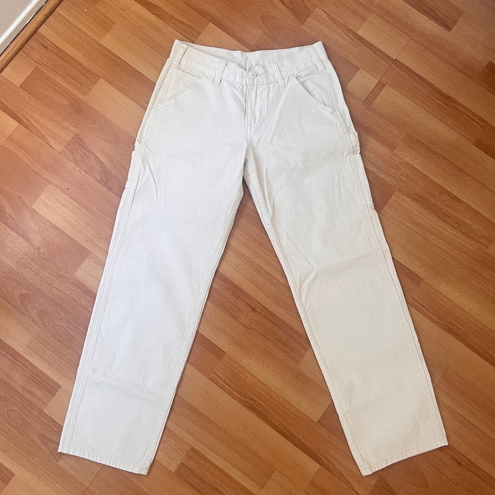 Brandy Melville cream cargo pants